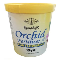 Yellow Orchid A Fertiliser -Plant Supply Store Campbells Yellow Orchid A Fertiliser 11 13 16 500g 08583.1649645181