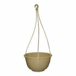 Grecian Hanging Basket Complete -Plant Supply Store Grecian Hanging Basket Complete 250mm Beige 26403.1649645105