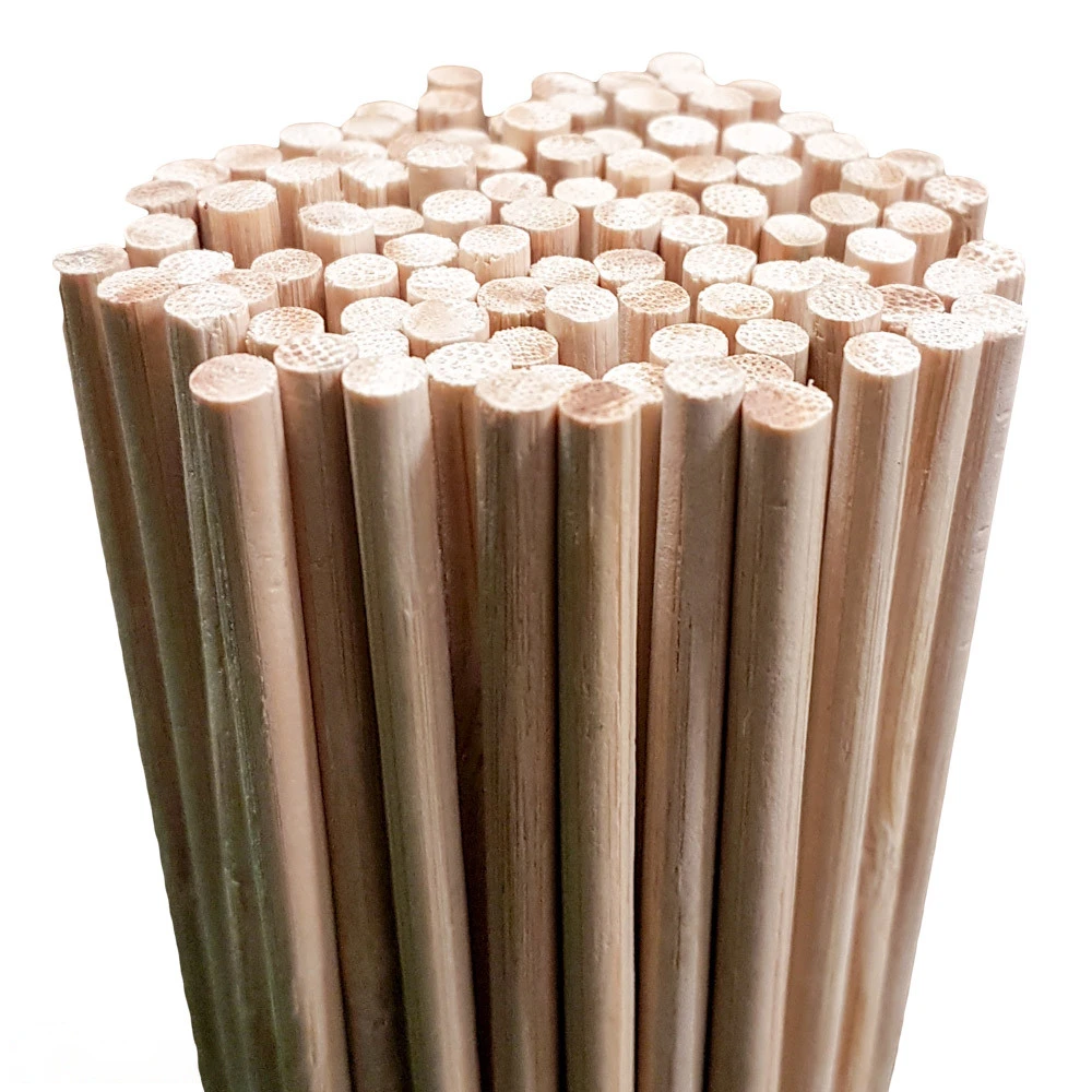 Bamboo Flower Sticks Waxed 45cm 3 Bamboo Flower Sticks Waxed 45cm