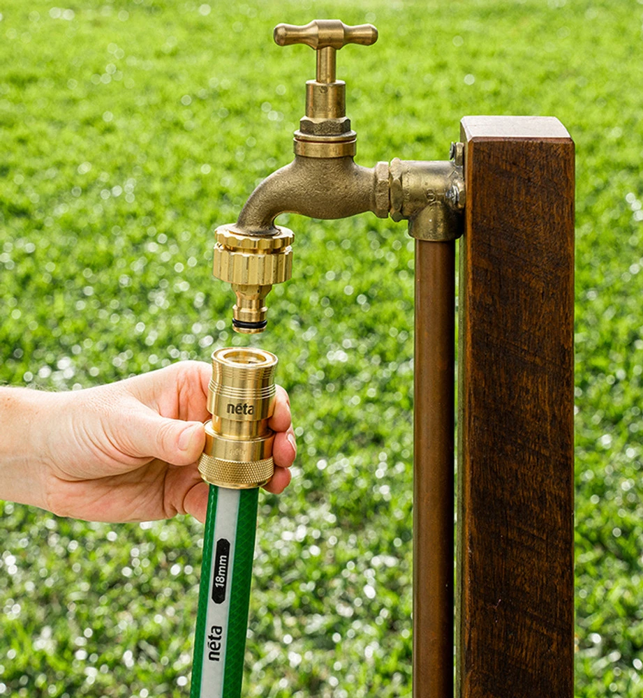 12/18mm EZ Brass Hose Connector 4 12/18mm EZ Brass Hose Connector - Image 2