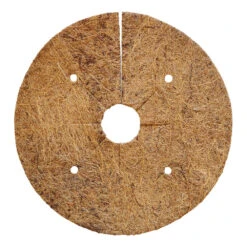 Coconut Fibre Weed Control & Moisture Retention Mats -Plant Supply Store coconut fibre weed control mat round bottom large size with drippers 70547.1706853699