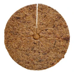 Coconut Fibre Weed Control & Moisture Retention Mats -Plant Supply Store coconut fibre weed control mat round bottom small size no drippers 84630.1706853700