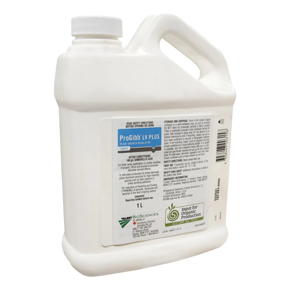 ProGibb LV Plus Plant Growth Regulator 3 ProGibb LV Plus Plant Growth Regulator
